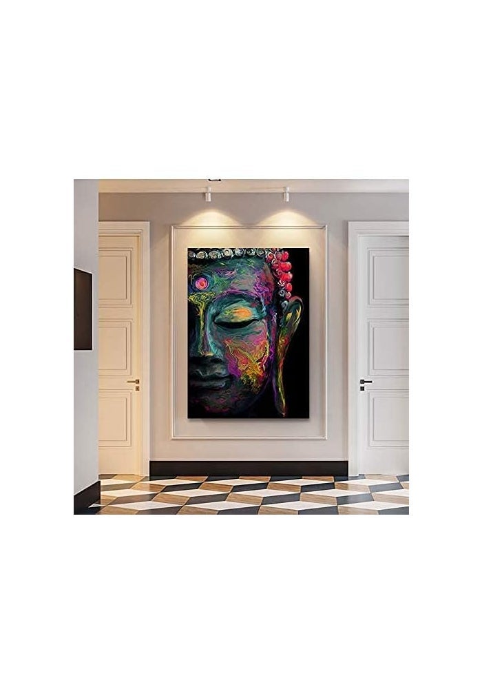 Sunfrower Buddha Wall Art Canvas Print - Image 5