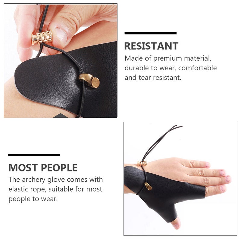 Leather Hand Guard Hand Protective Gear Hand Protector - Image 5