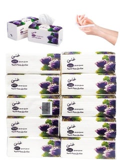Ghena Ghena Soft Paper Tissues Skin Friendly Highly Absorbent White Paper Face Towel - 6000 Pcs  - Image 1