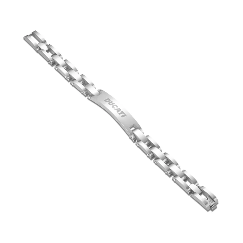 Ducati  Force Silver Stainless Steel Bracelet for Men for Men | Best Price UAE