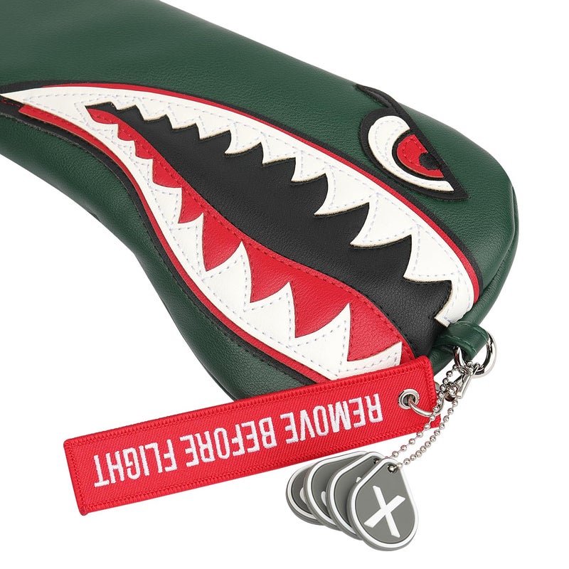 SHABIER New Flying Tiger Warshark Golf Headcover for Golf Club Available for Driver/Fairway/Hybird (Hybird Cover) - Image 5