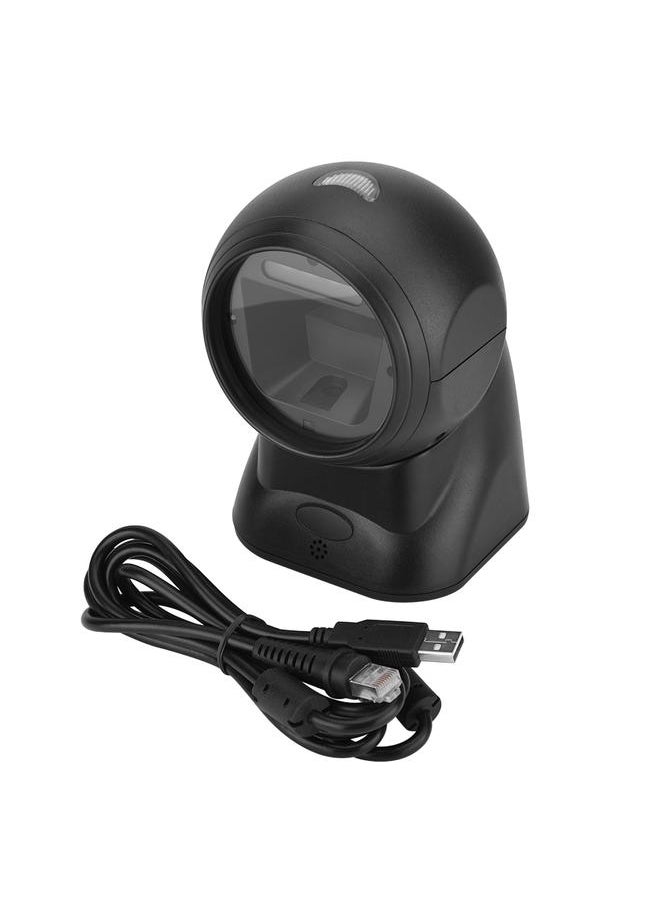 Thoraya 1D & 2D Desktop Scanner 46° Reading Angle ≥5mil High Precision Desktop Barcode Scanner  - Image 1