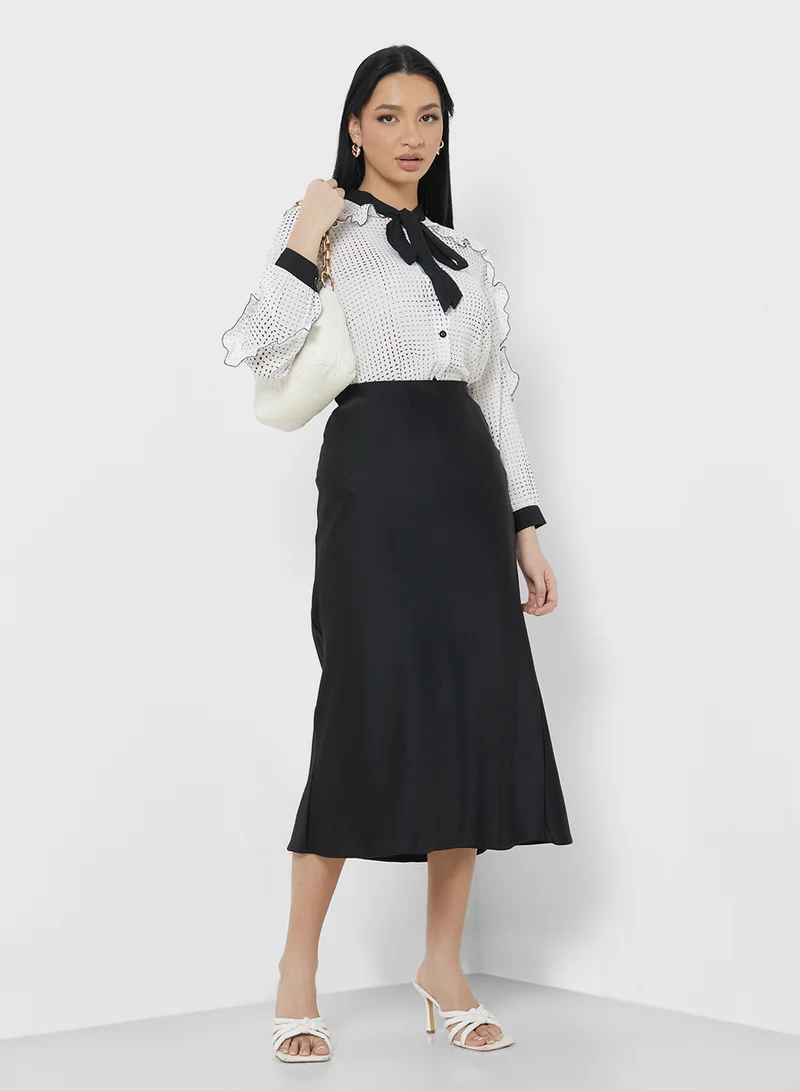 ELLA Polka Print Shirt