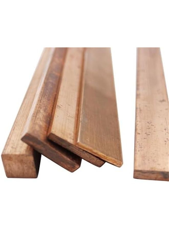 Copper Flat Bar Plate 6x70x100mm Solid Metal Bus Stock Length 50mm to 300mm - Image 5