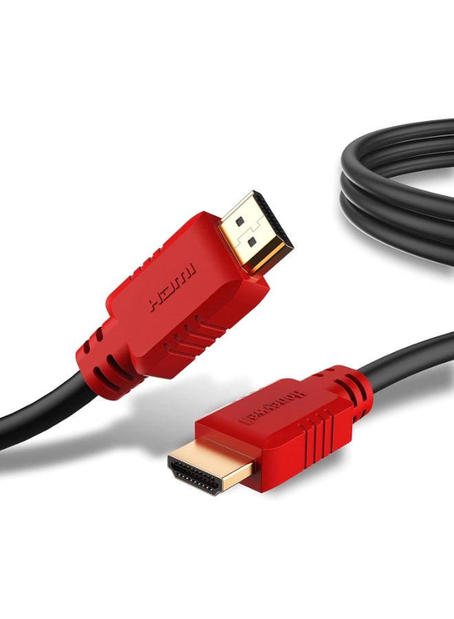 Honeywell Renewed - HDMI Cable v1.4 with Ethernet High Speed Hdmi Cable 10.2GBPS, 2M Black - Image 2