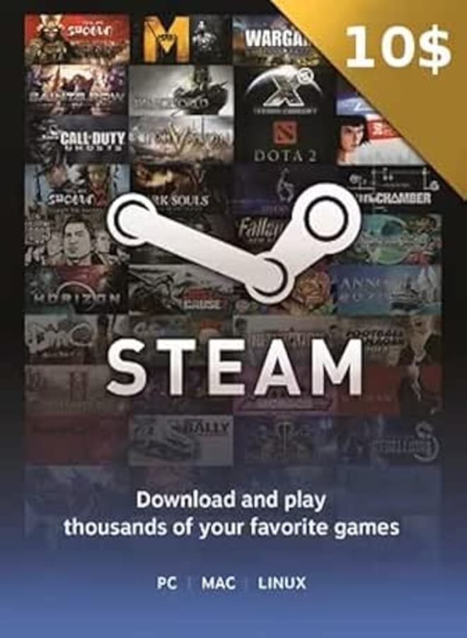 Steam Gift Card 10 USD