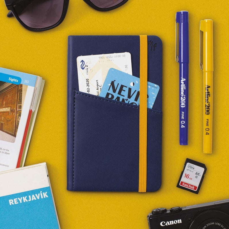 IF Bookaroo POCKET Notebook JOURNAL - NAVY (A6) 43006 - Image 3