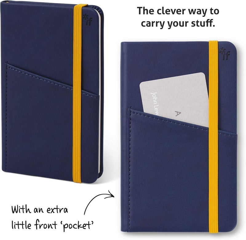 IF Bookaroo POCKET Notebook JOURNAL - NAVY (A6) 43006 - Image 2