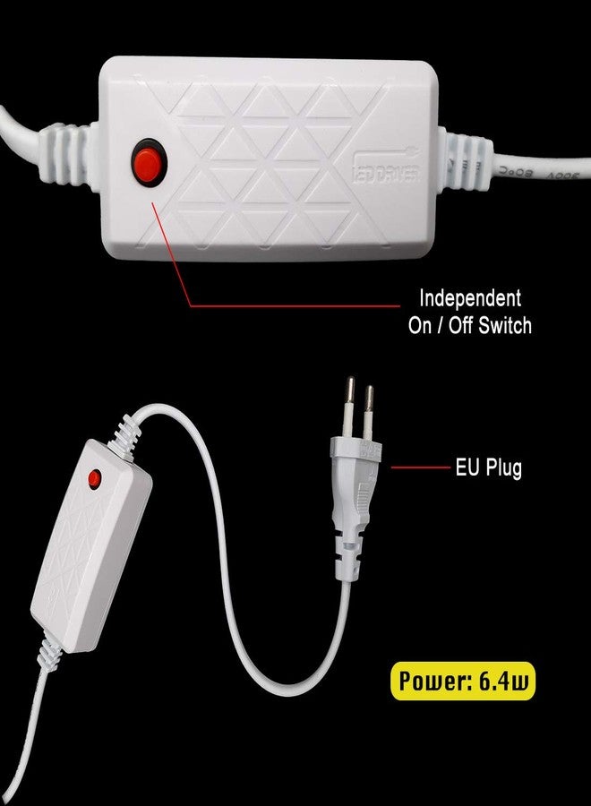 Rs Electrical Aquarium Fish Bowl Clip On Clamp Led Light Lamp For Small Fish Tanks Super Bright Blue White Led - 6.4W Energy Saving By Visual Arrest, Pack of 1 - Image 4