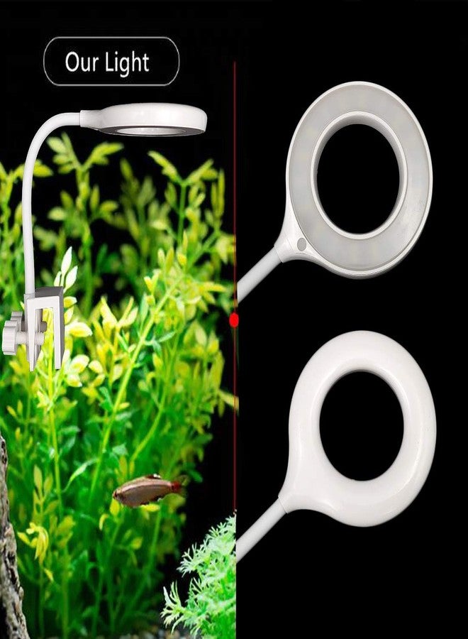 Rs Electrical Aquarium Fish Bowl Clip On Clamp Led Light Lamp For Small Fish Tanks Super Bright Blue White Led - 6.4W Energy Saving By Visual Arrest, Pack of 1 - Image 2