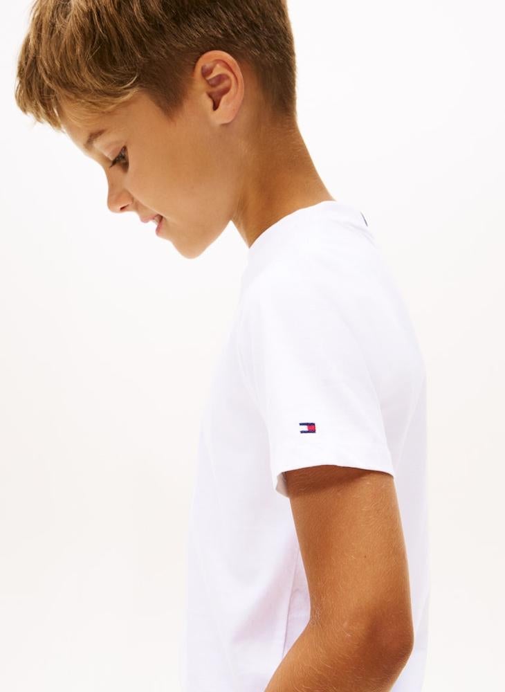 TOMMY HILFIGER Kids Mini Corpcrew Neck T-Shirt - Image 2