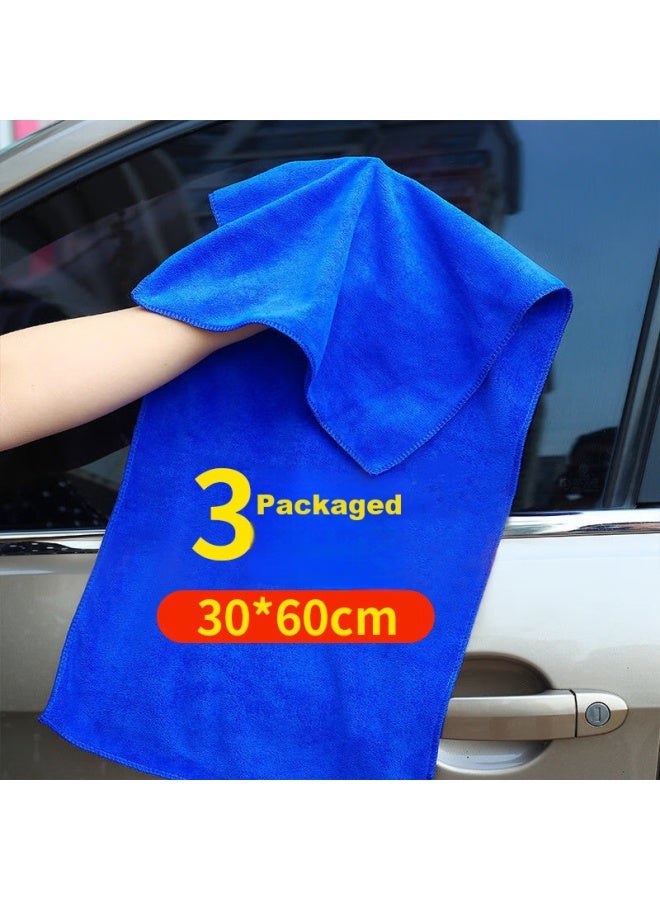 MR. Miaoran Cleaning Cloths, 30*60cm*3 Pieces, Household Cleaning Rags, Commercial Use, Property Management, Car Washing, Glass Cleaning Cloths, Car Wiping Towels - Image 1