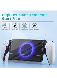 Rock Pow PC Case for PlayStation Portal Remote Player 3-In-1 Set with Hard PC Case Tempered Film Thumb Cap for PS5 Playstatiofn Portal Accessory Kit  - Image 4