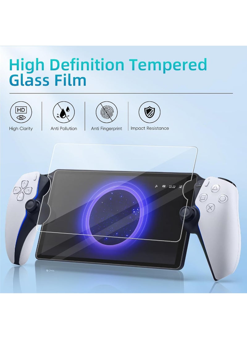 روك بو حافظة كمبيوتر لجهاز PlayStation Portal Remote Player مجموعة 3 في 1 مع حافظة كمبيوتر صلبة وغطاء إبهام من فيلم مقسى لمجموعة ملحقات بوابة Playstation 5  - Image 4