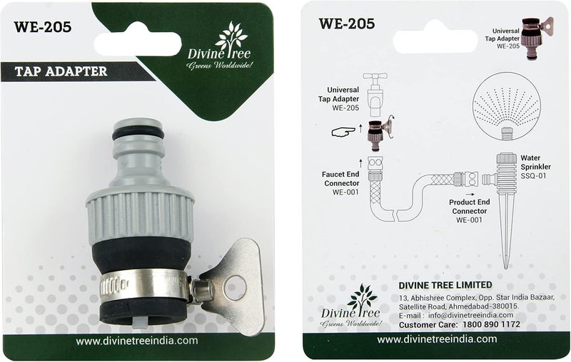 DIVINE TREE Faucet Water Pipe Tap Connector Female Threaded Adaptor Garden Water Hose Quick Connector 1/2 & 3/4 Inch For Garden Hose Pipe Fitting - Image 2