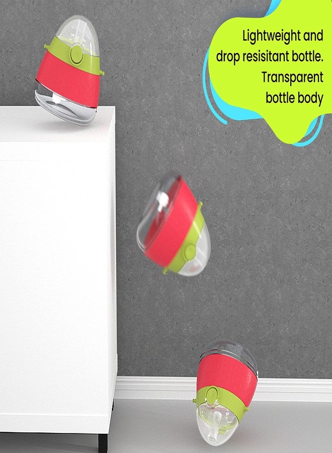 StarKiddo® Citrus Training Sipper Bottle with Weighted Straw and Strap- Spill-Proof - Suitable for Babies 12+ Months - Tritan Material - Cute Fruit Shape - 280ml (Citcus Yellow) - Image 4