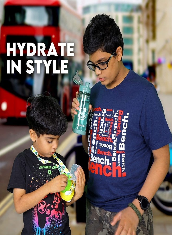 StarKiddo® Citrus Training Sipper Bottle with Weighted Straw and Strap- Spill-Proof - Suitable for Babies 12+ Months - Tritan Material - Cute Fruit Shape - 280ml (Citcus Yellow) - Image 5
