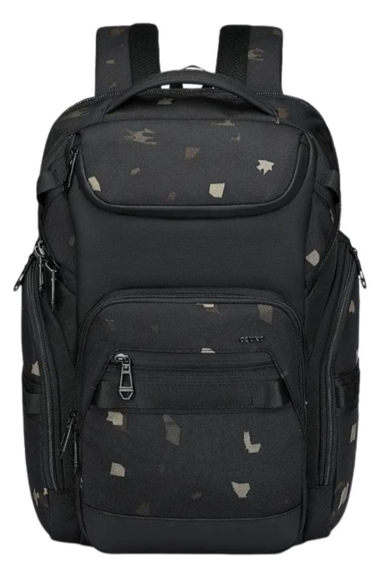 أوزوكو OZUKO 9799 حقيبة ظهر للسفر للابتوب – منفذ USB، مقاومة للماء، تمويه - Image 2