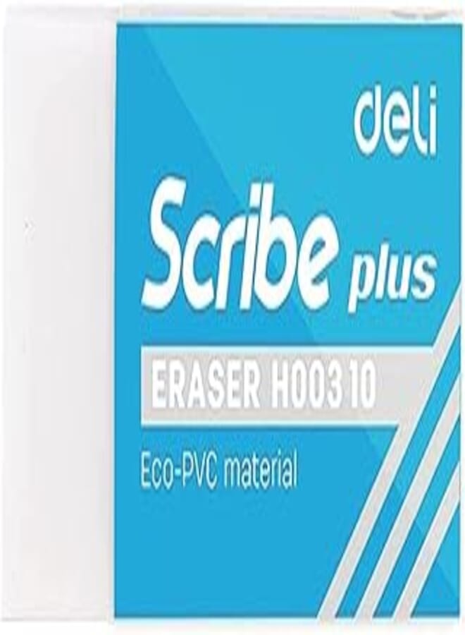 Deli eraser sticker, one piece, white eh00310