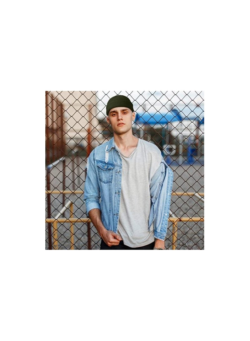 4 Pack Unisex Trawler Beanie Hats with Roll Up Edge for Fishing and Outdoor Activities - Image 4