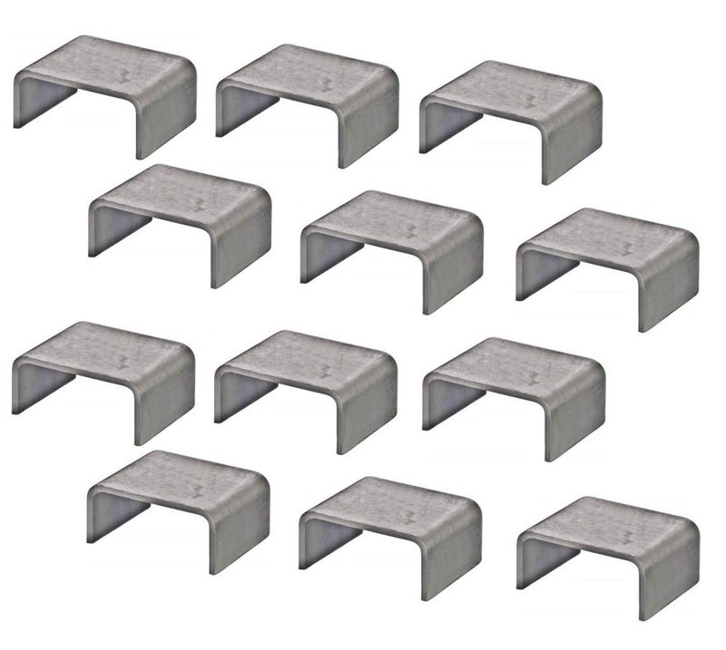 AA Heavy Duty Weld On 2x4 Steel Stake Pockets for Trailers Trucks Pack of 12