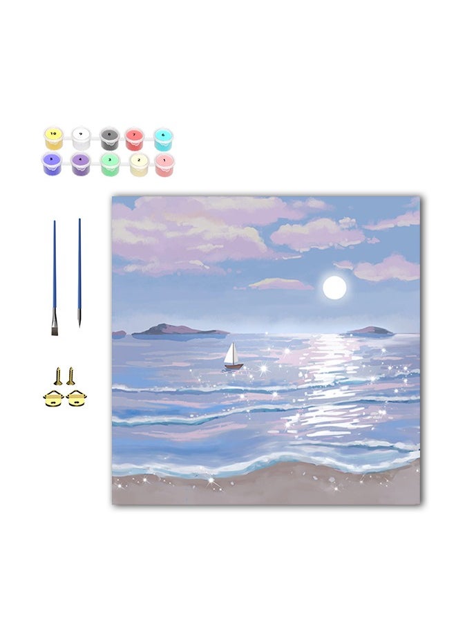Generic DIY Paint by Numbers, Colorful Oil Painting on Canvas Kit, Ideal for Children’s Growth Painting  - Image 1