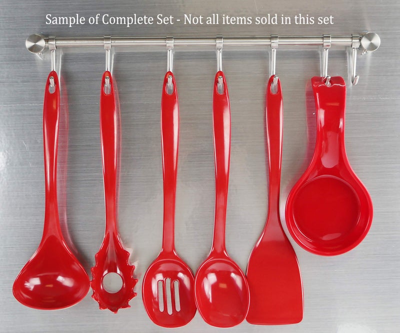Reston Lloyd Durable Melamine Spatula Set  100% Melamine Spatula  Set of 6  Red - Image 3