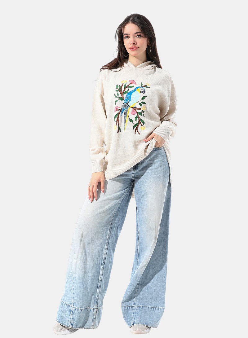 Andora High Low Slip On Hooded Pullover - Image 5