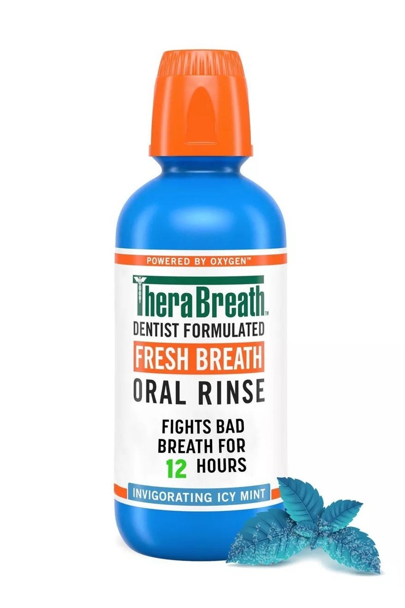 ثيرابريذ غسول فم منعش بنكهة النعناع المثلج 473 مل