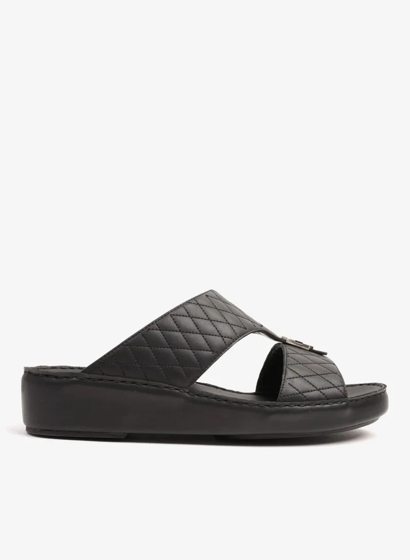 UOMO CAVALIER MENS SANDALS  - CV1105 BLACK