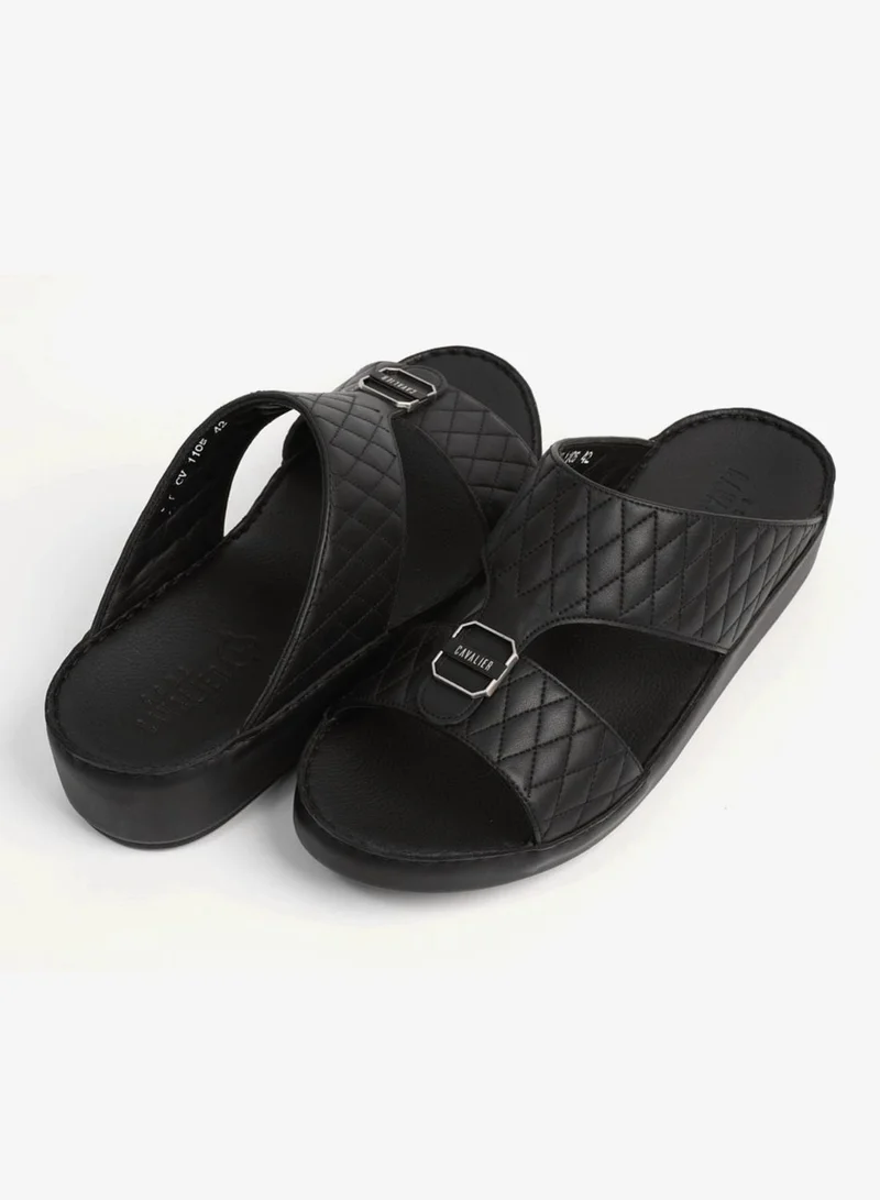 اومو كافالير UOMO CAVALIER MENS SANDALS  - CV1105 BLACK