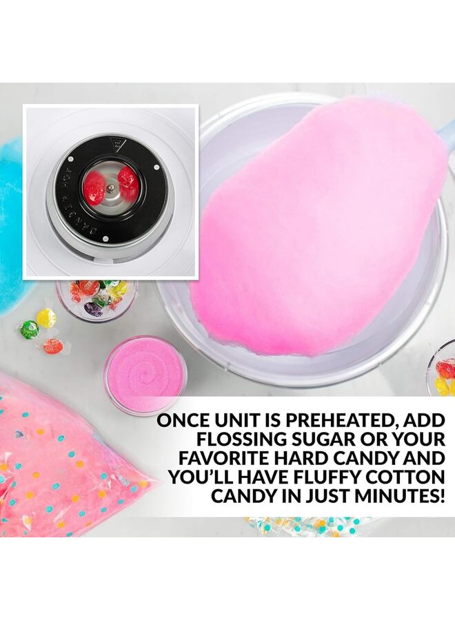 Cotton Candy Machine Premium Candy Floss Maker 500W, Carnival Style 32cm x32cm Red - Image 3