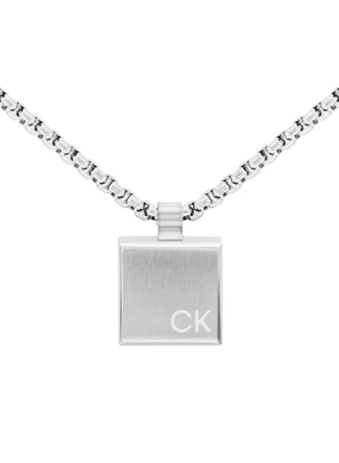 CALVIN KLEIN Pendant Necklace in Stainless Steel