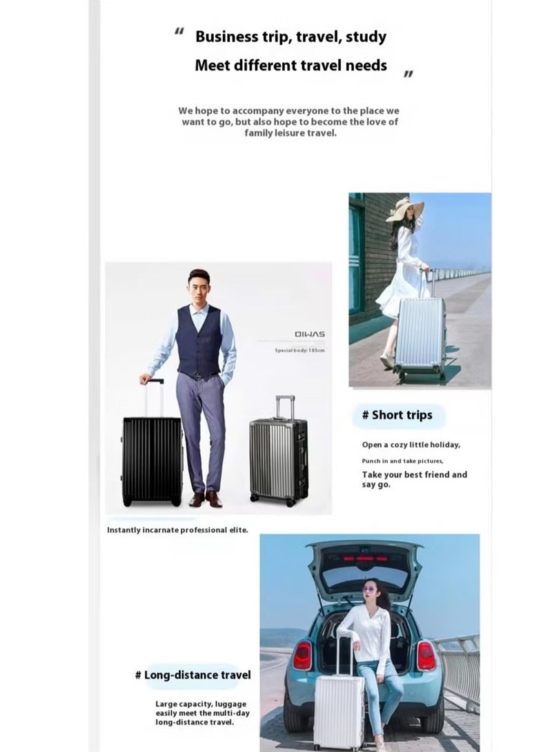 Travel Luggage 1 Piece Sets suitable for short trips, PC+ABS Hard Shell Clearance Luggage Carry on Luggage Suitcase with TSA Lock Spinner Wheels Durable Lightweight Travel Luggage，USB Charging Port  - Image 3