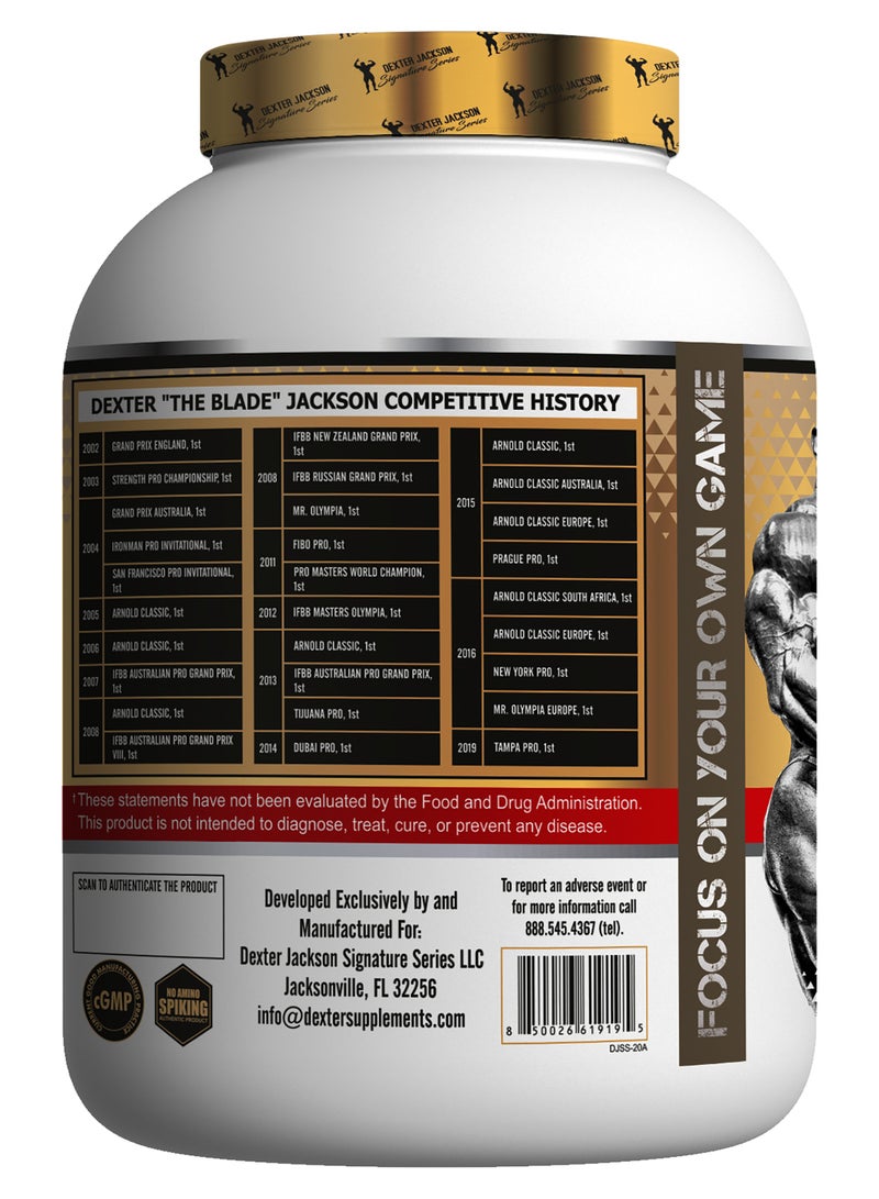 DEXTER JACKSON Gold Series Legend Mass Gainer 6 lbs - Premium Lean Mass Gaining Formula (Malt Chocolate)  - Image 2