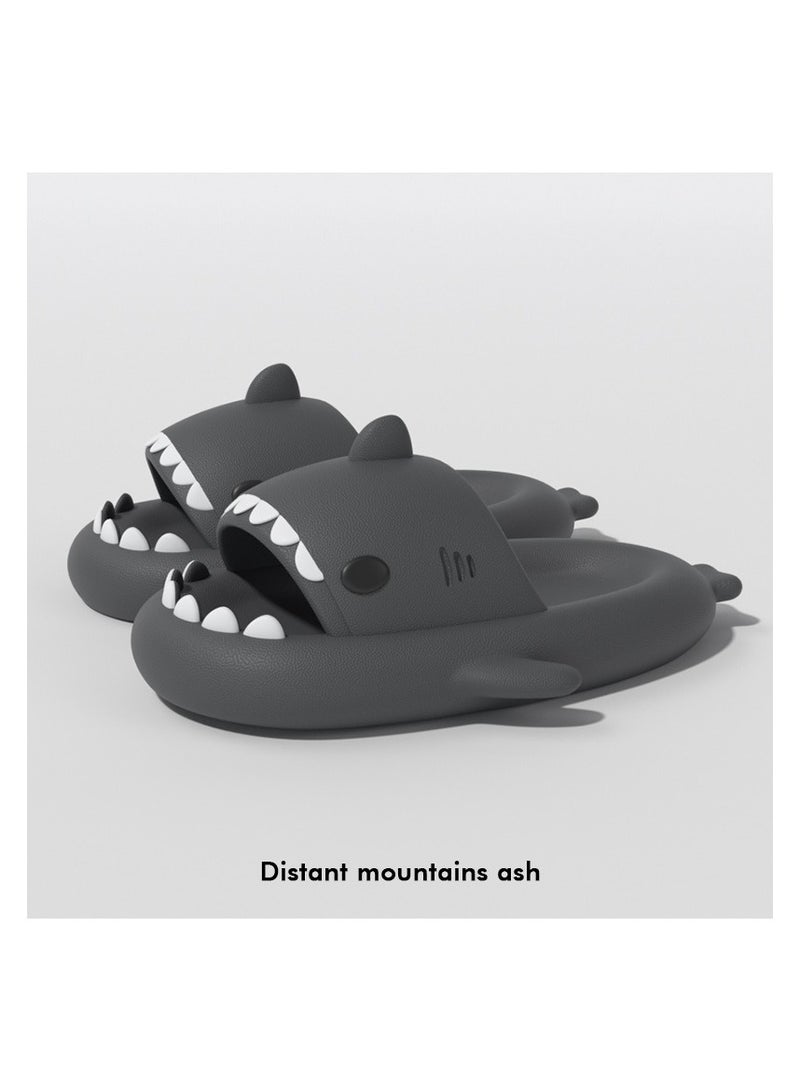 Style صنادل نسائية، نعال، نعال سمكة قرش كرتونية، داخلية وخارجية للأزواج