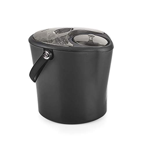Polder Chill Station for Wine, Champagne, Spirits and More, Separate Area for Fresh Ice, Ice Bucket, Double Wall Insulated, Ice Scoop Included, Silicone bottle-wiping ring - Image 1