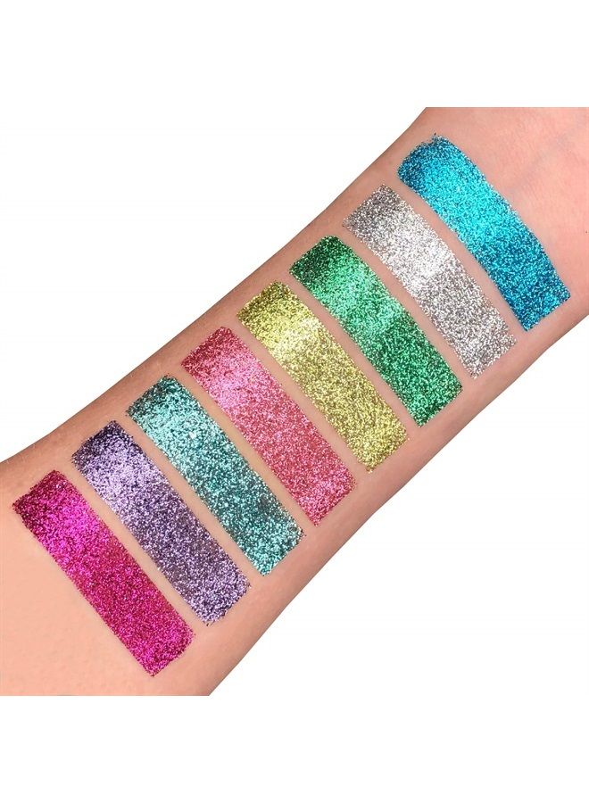 Moon Glitter Biodegradable Eco Glitter Shakers by Moon Glitter - 100% Cosmetic Bio Glitter for Face, Body, Nails, Hair and Lips - 5g - Dark Rose - Image 2