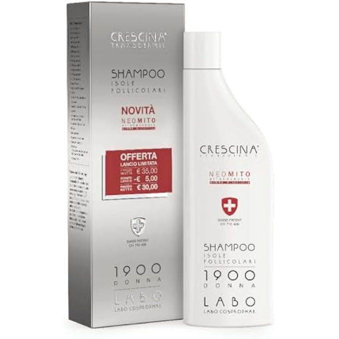 Crescina Transdermic NEO MITO Follicular Islands Shampoo Hair Re-Growth 1900 Woman 150ml