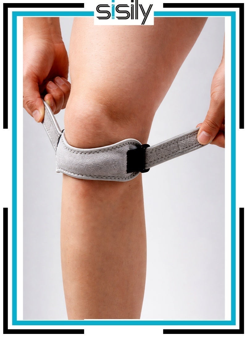 سيسلي قطعة واحدة من مثبت حزام الركبة للحماية الرياضية - دعامة دعم وتر الرضفة قابلة للتعديل - Image 1