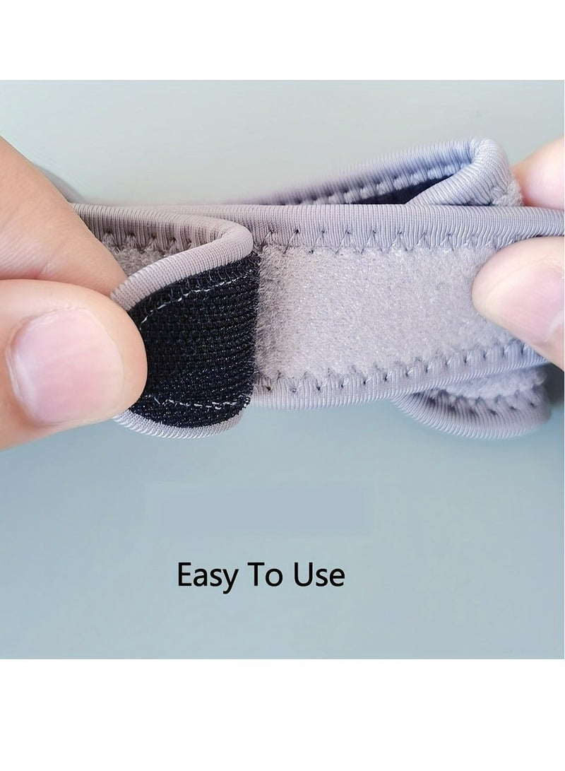 سيسلي قطعة واحدة من مثبت حزام الركبة للحماية الرياضية - دعامة دعم وتر الرضفة قابلة للتعديل - Image 3