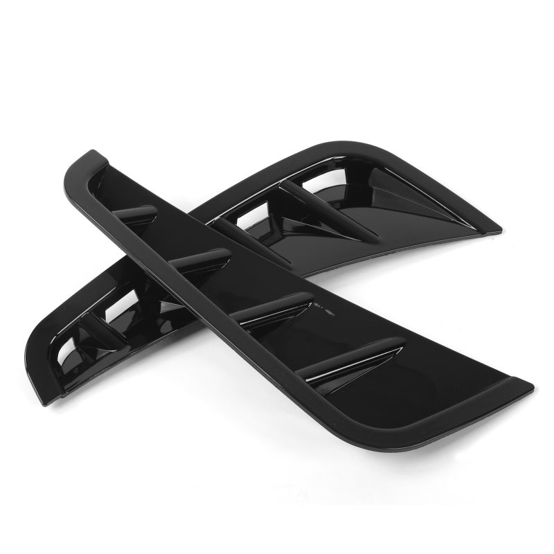 Front Bumper Lip Splitter Fins Replacement For Benz C Class W205 AMG Line 2019+ - High Quality ABS Material Spoiler Canards Kit For Car Exterior - Image 4