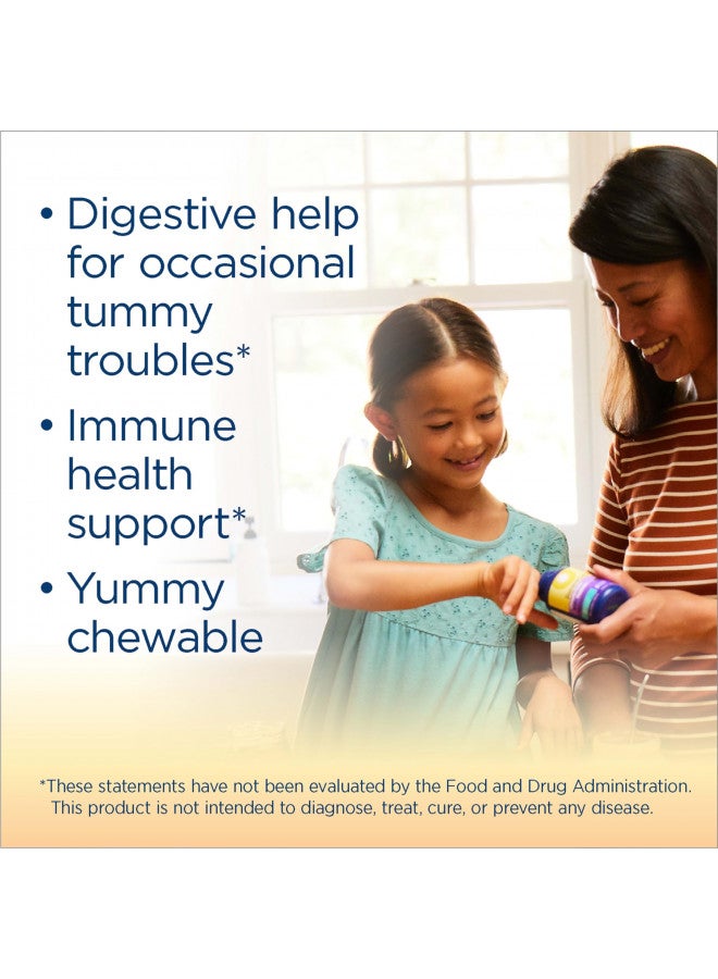 Renew Life Renew Life Kids Probiotic Gummies, Supports Digestive & Immune Health, Soy, Dairy & Gluten Free, Berry, 60 Chewable Tablets - Image 2
