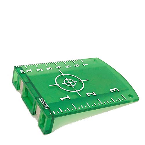 YOTOM Laser Targets, 2 Pack Magnetic Floor Laser Targets Card Plate for Green Beam Laser Level - Image 3