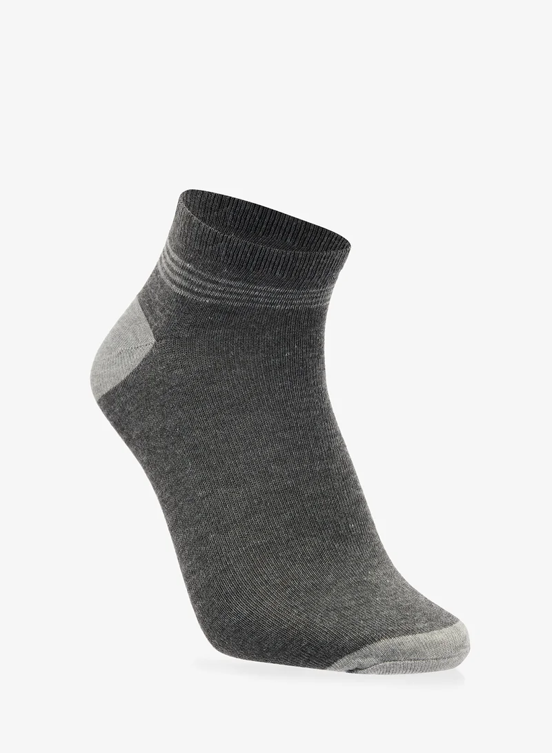 سفنتي فايف بيسيكس Pack Of 4 Ankle Socks