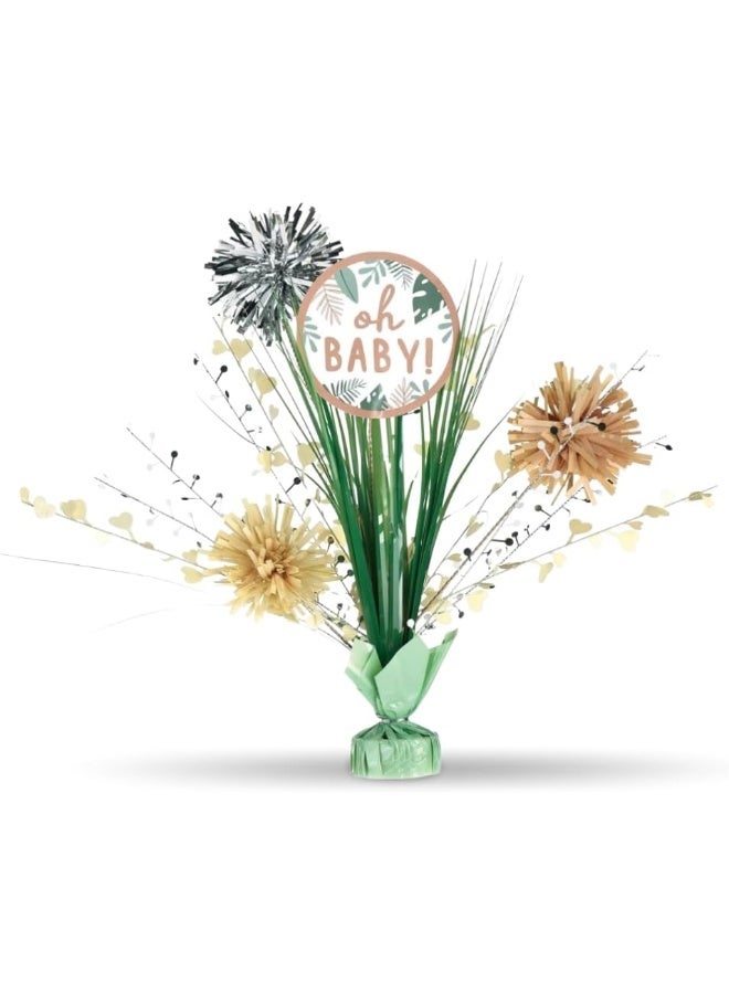 Amscan Baby Shower Soft Jungle Hello Baby Spray Centerpiece Decoration 18in