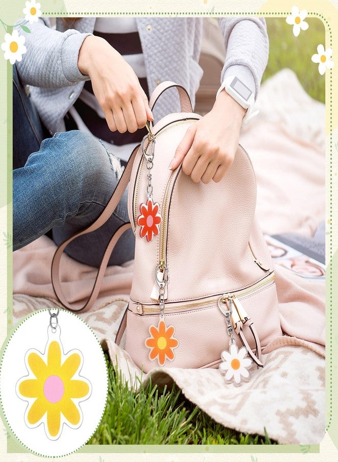 كينينج مجموعة كينينج من 50 قطعة من سلاسل مفاتيح الزهور، هدايا حفلات ديزي، سلسلة مفاتيح لطيفة لحقيبة اليد، تعليقة زهور للأم، عيد الأم، حقيبة يد، حافظة سماعات، زينة، إكسسوارات محفظة (رائعة) - Image 5