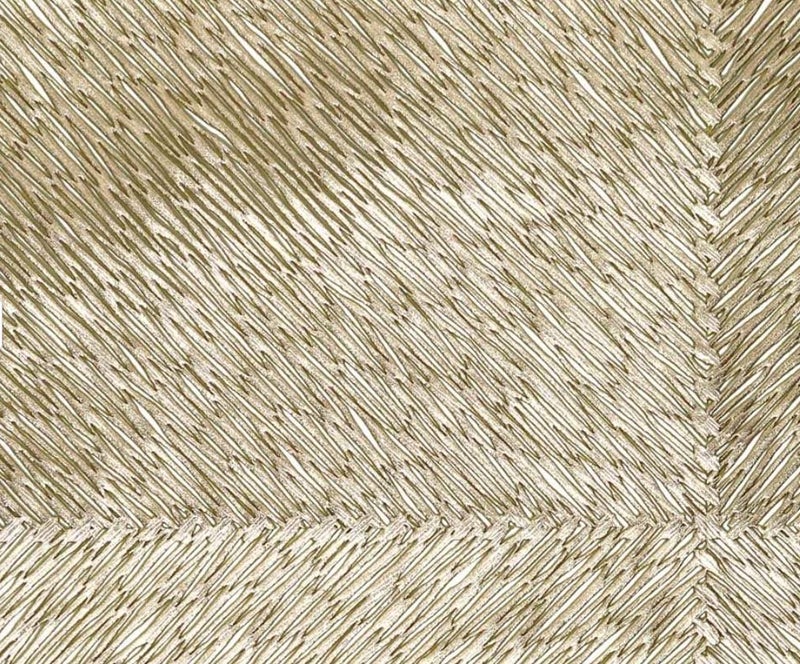 Kritvi Polyester Table Mat Place Mat Round Shape Place Mats Design Dining Table Mats/Dressing Table Mats Table Mat Round/Round Pvc Table Mats/Cutwork/Bed Side Table Mats (Gold) - Image 2