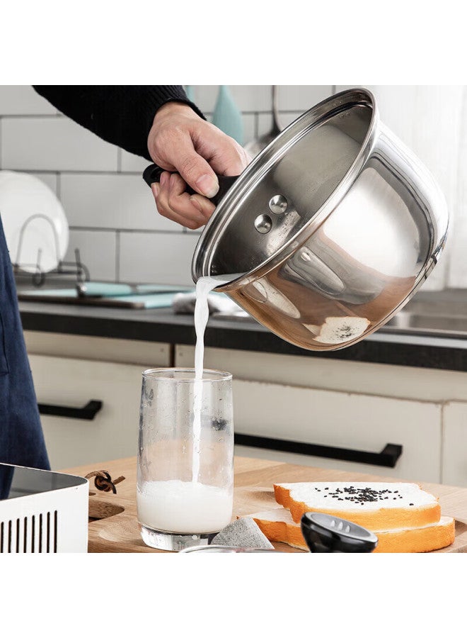 MAX COOK Maxcook Milk Pot, 304 Stainless Steel Milk Pot And Soup Pot 16cm, Noodle Cooking And Baby Food Pot, Thickened Composite Bottom Ln116 - Image 5