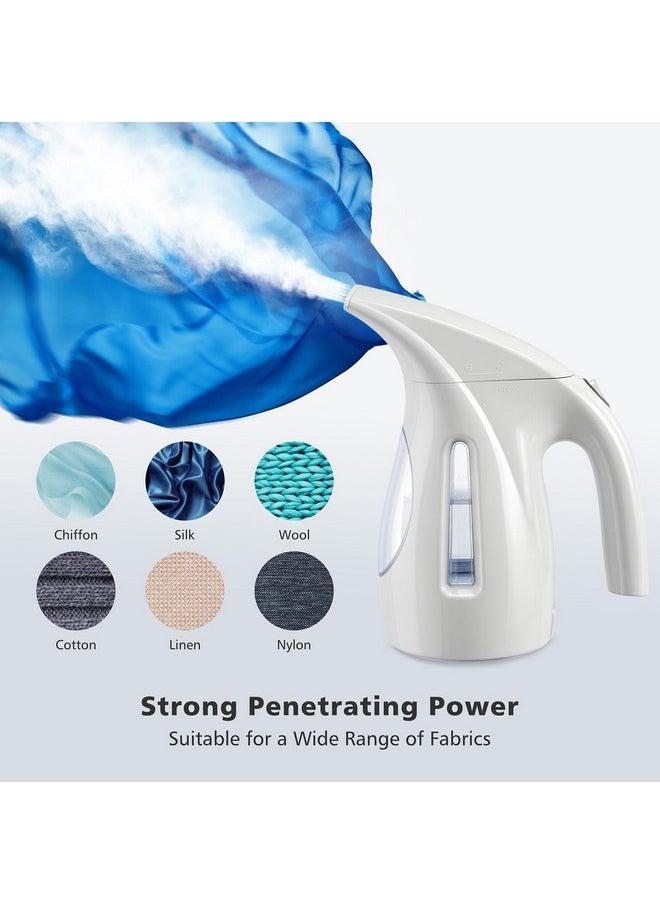 HiLife HiLIFE Steamer for Clothes, Portable Handheld Design, 240ml Big Capacity, 700W, Strong Penetrating Steam, Removes Wrinkle, for Home, Office and Travel(ONLY FOR 120V)(White)  - Image 4